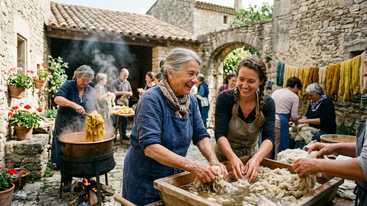 Atelier de feutrage et teintures végétales naturelles